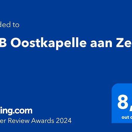 B&B Oostkapelle Aan Zee Extérieur photo